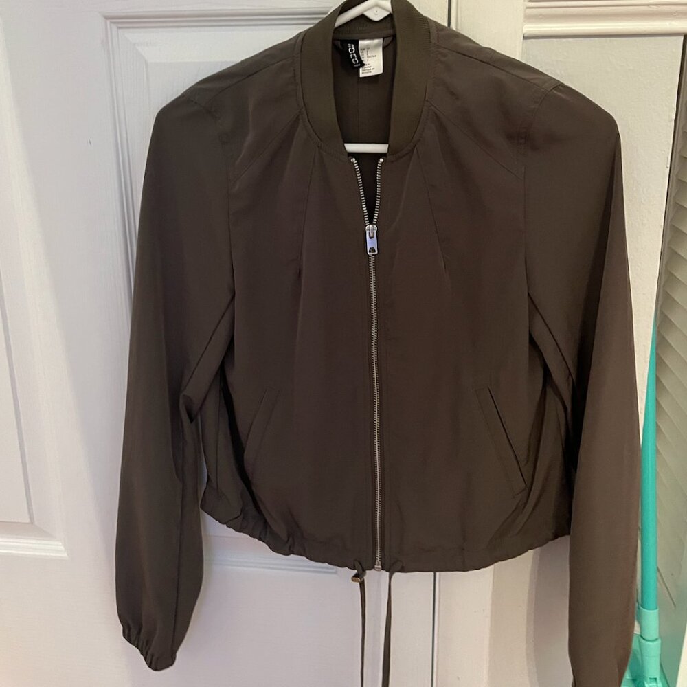 H & M women’s lightweight bomber jacket